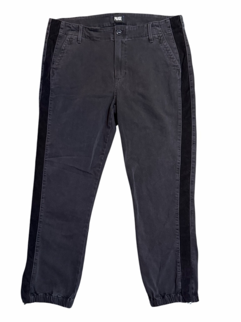 PAIGE Mayslie Black Jogger Jeans Denim Size 32
